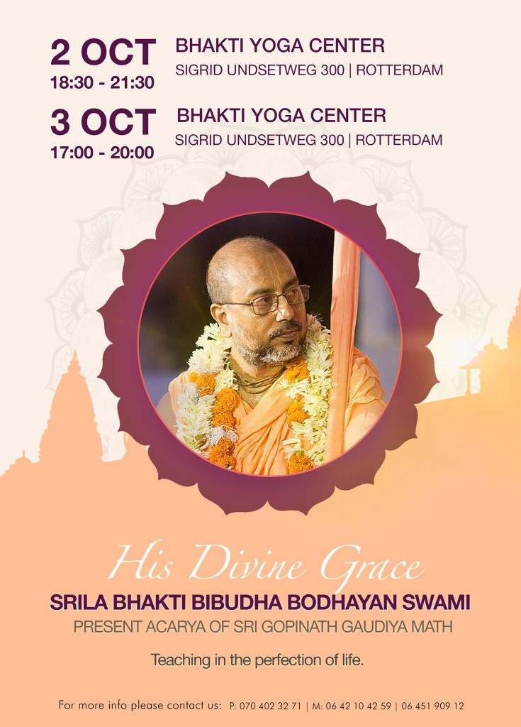 Bhakti Holland Srila Bhakti Bibudha Bodhayan Swami