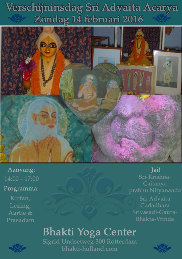Advaita Acarya Verschijningsdag 2016