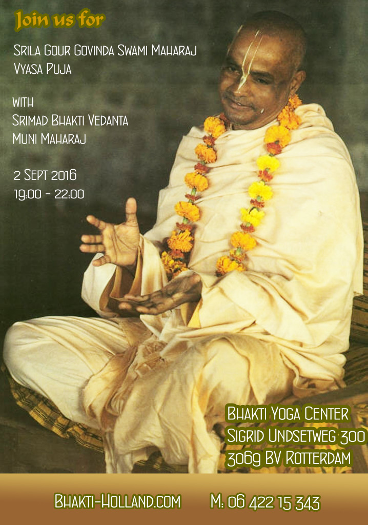 Srila Gour Govinda Maharaj Vyasa Puja 09092016